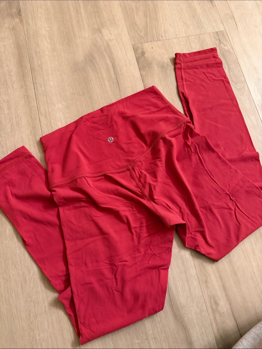 lululemon athletica Align Red High-Waist Leggings